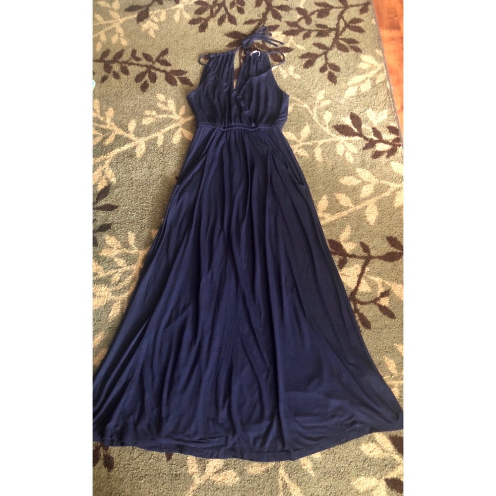 Gap XS maxi dress. Navy blue